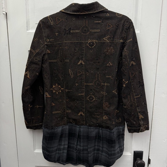 Boho Patchwork Embroidered Jacket Paula Best Women’s Large - Picture 7 of 13